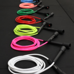skipping rope in white, pink, yellow, red, dark green, rose and light blue