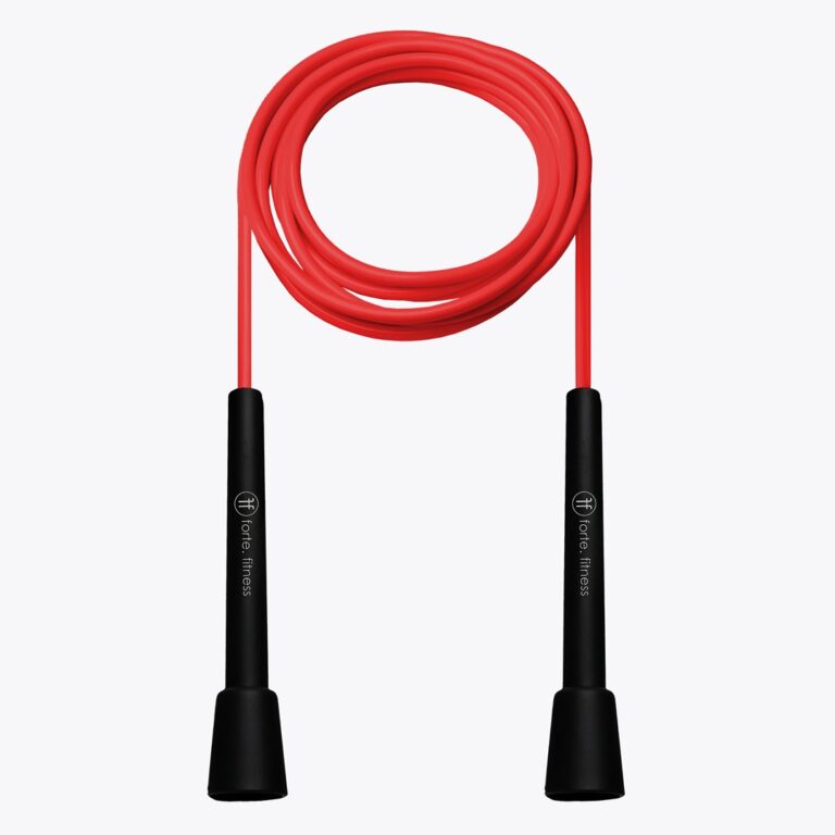 red skipping rope
