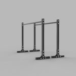 set of forte fitness parallel bars